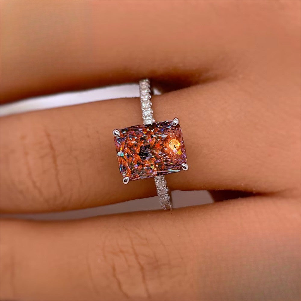 Black Cat Pumpkin Patch Ring