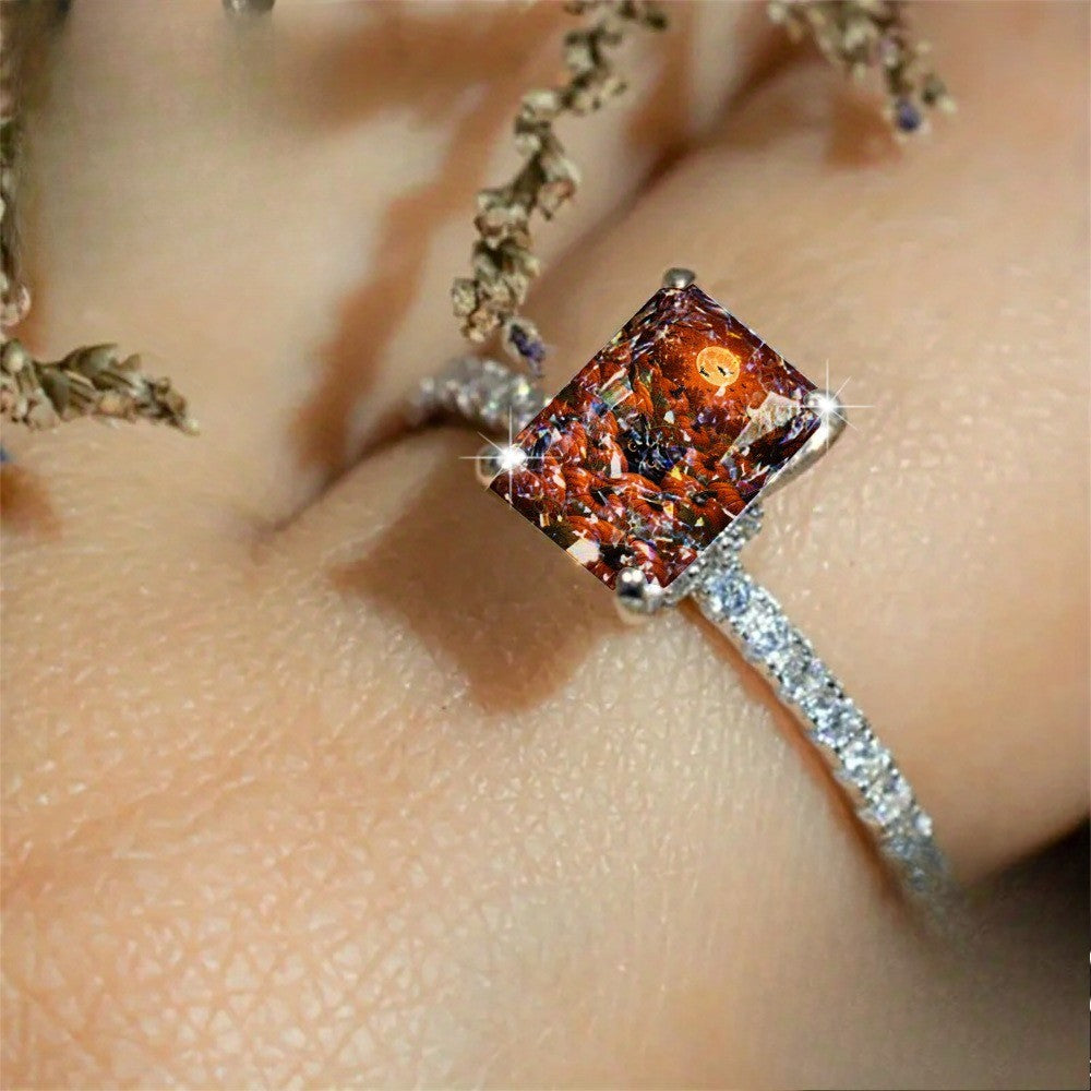Black Cat Pumpkin Patch Ring