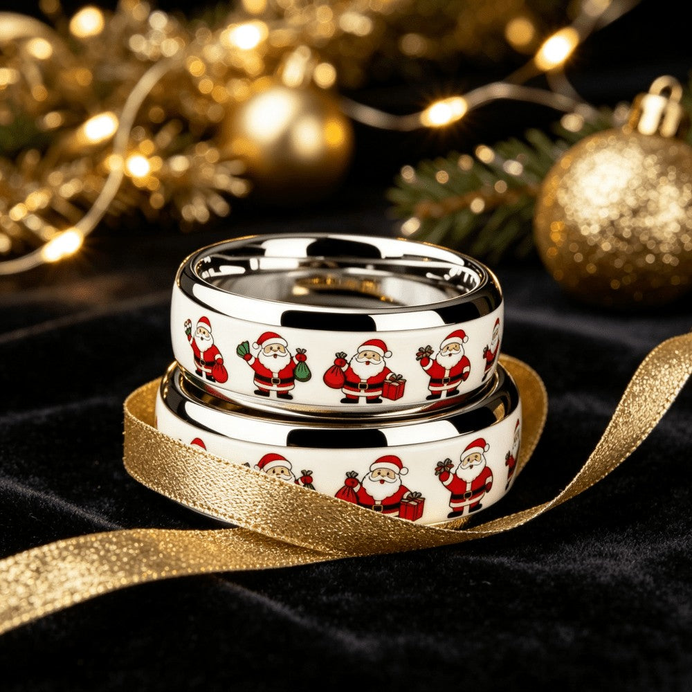 Santa Claus Pattern Ring