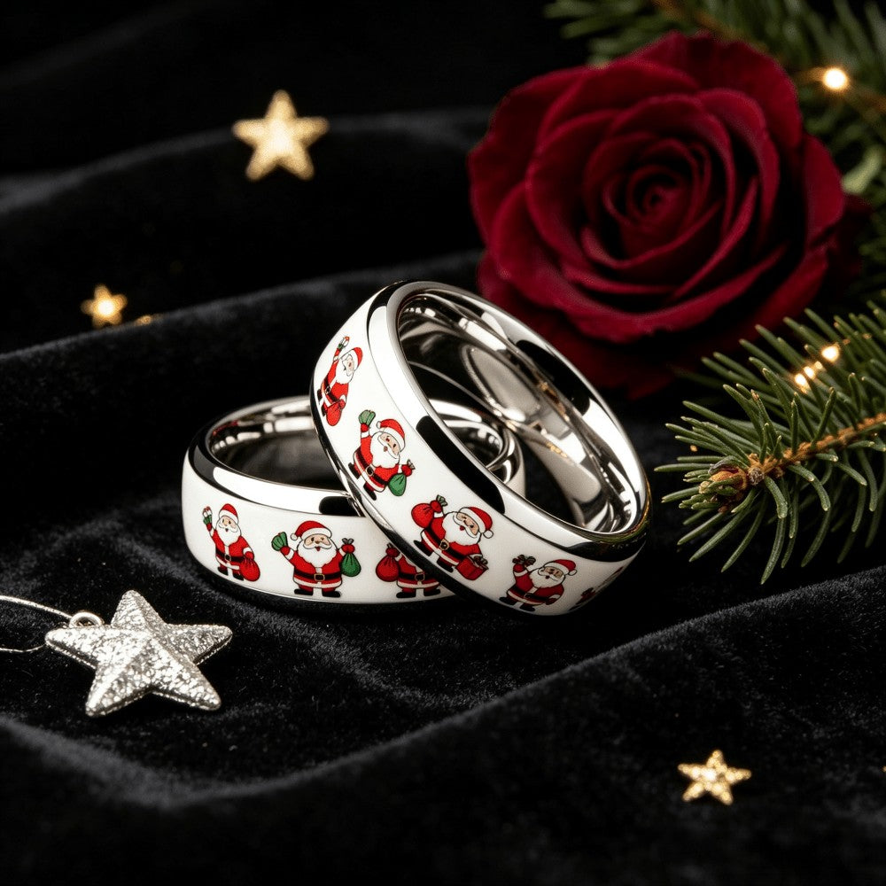 Santa Claus Pattern Ring