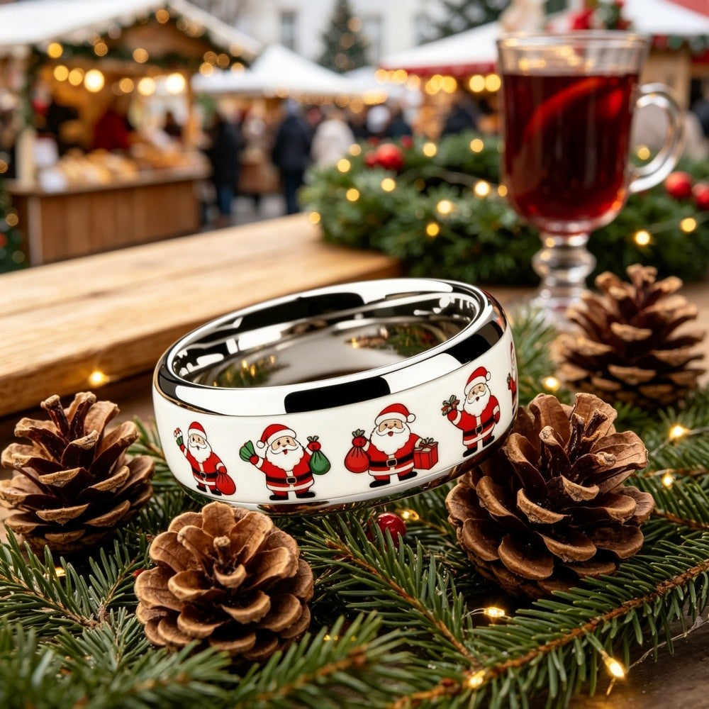 Santa Claus Pattern Ring
