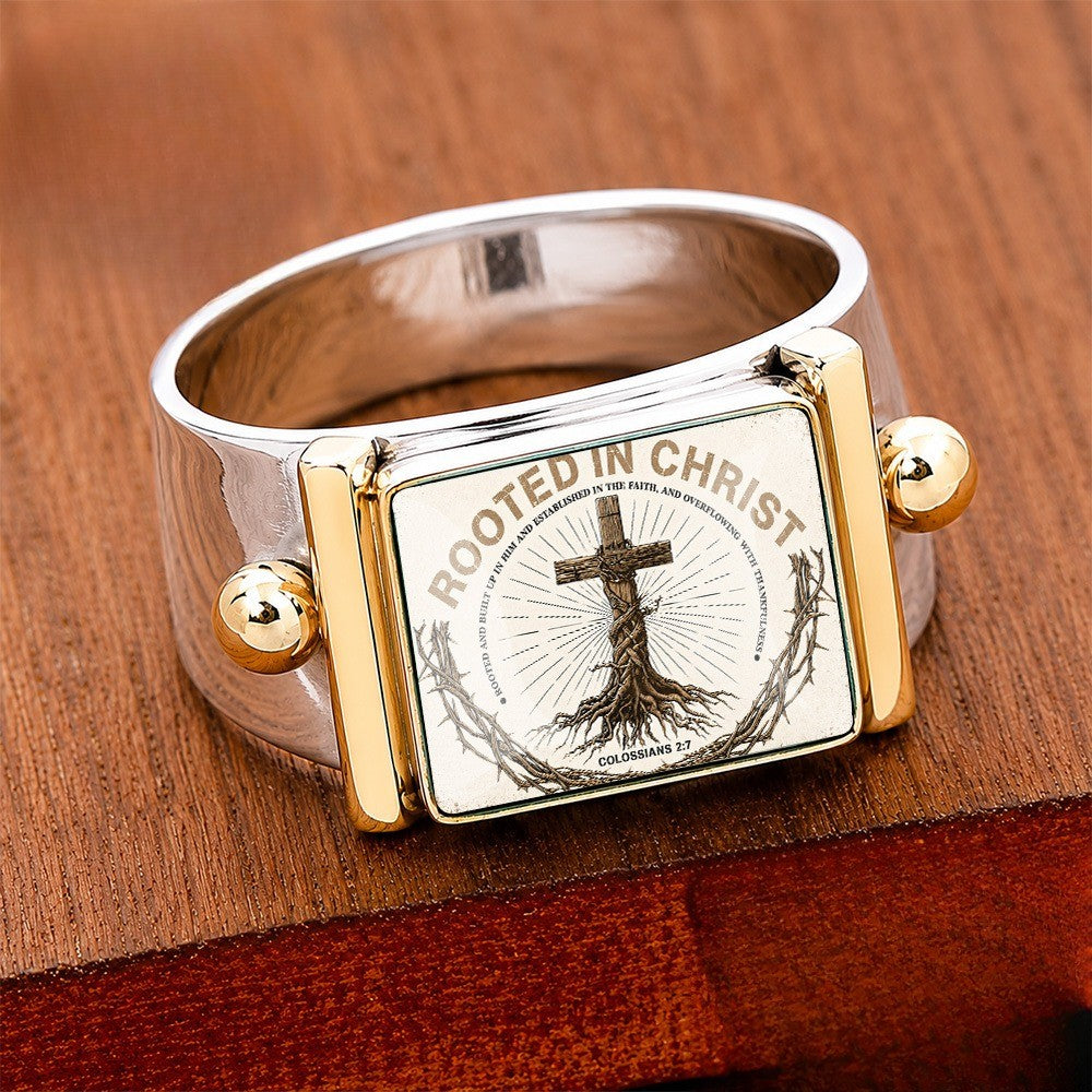 Rooted in Christ Square Ring