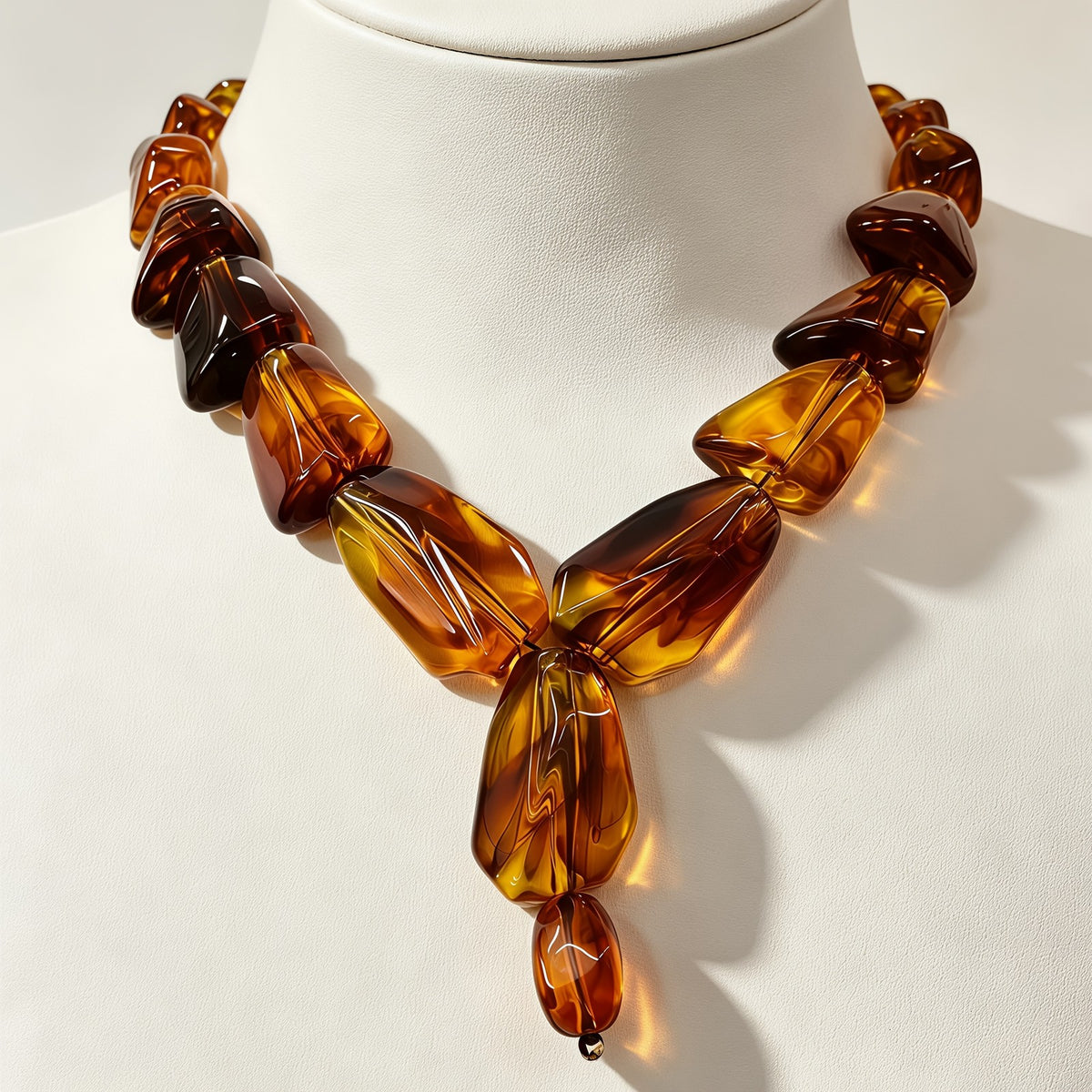 Amber Gradient Y-Necklace