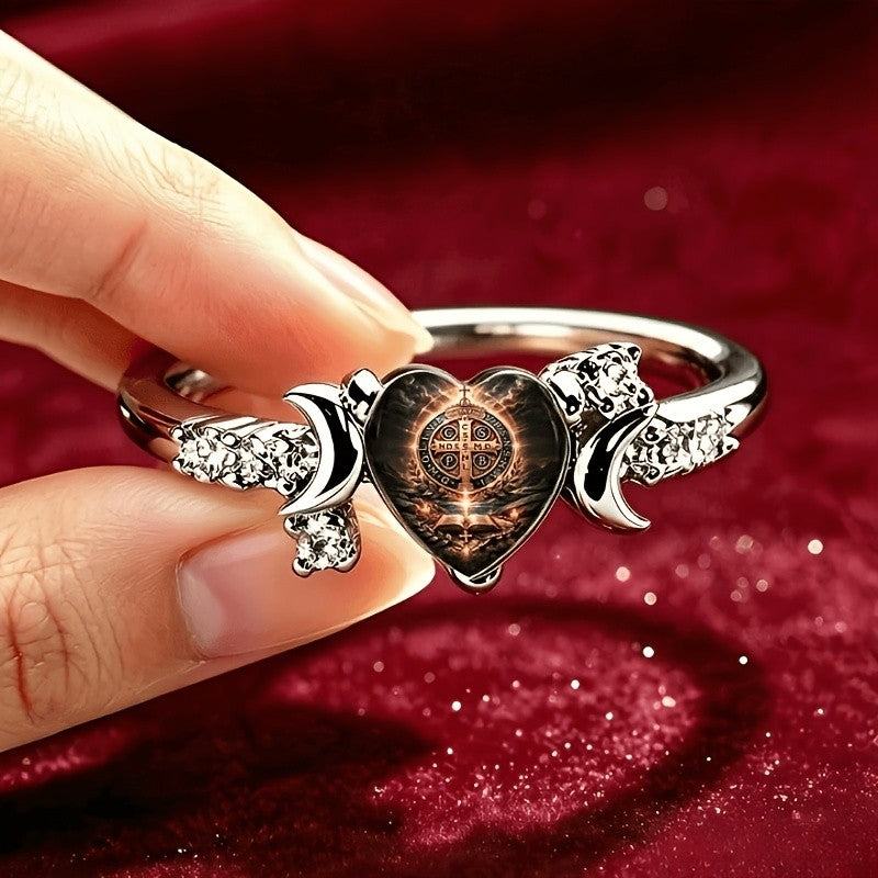 St. Benedict Heart Ring