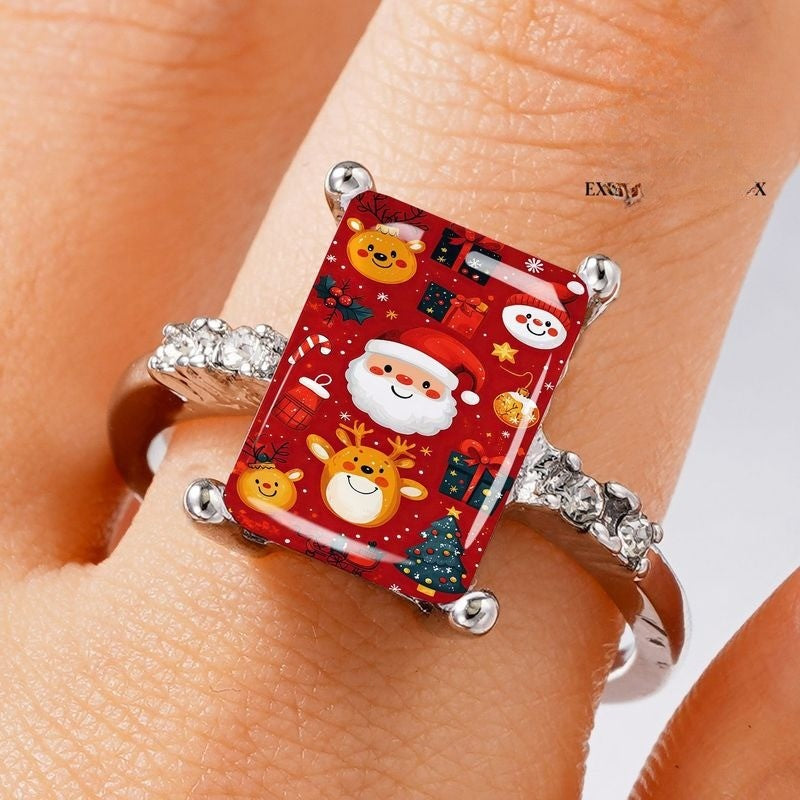 Festive Santa Claus Ring