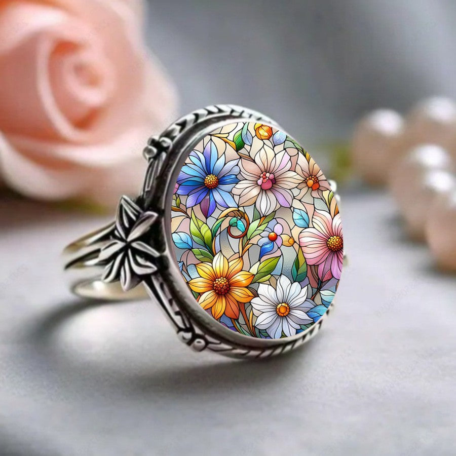 Botanical Garden Oval Ring