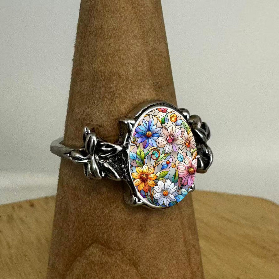 Botanical Garden Oval Ring