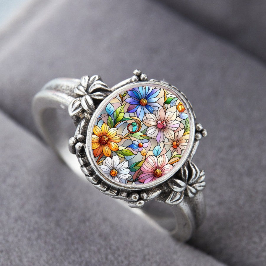 Botanical Garden Oval Ring