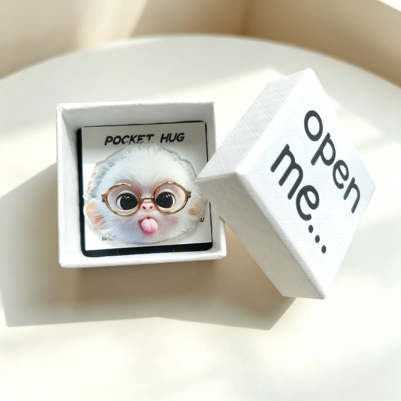 Pocket Hug Acrylic Pin