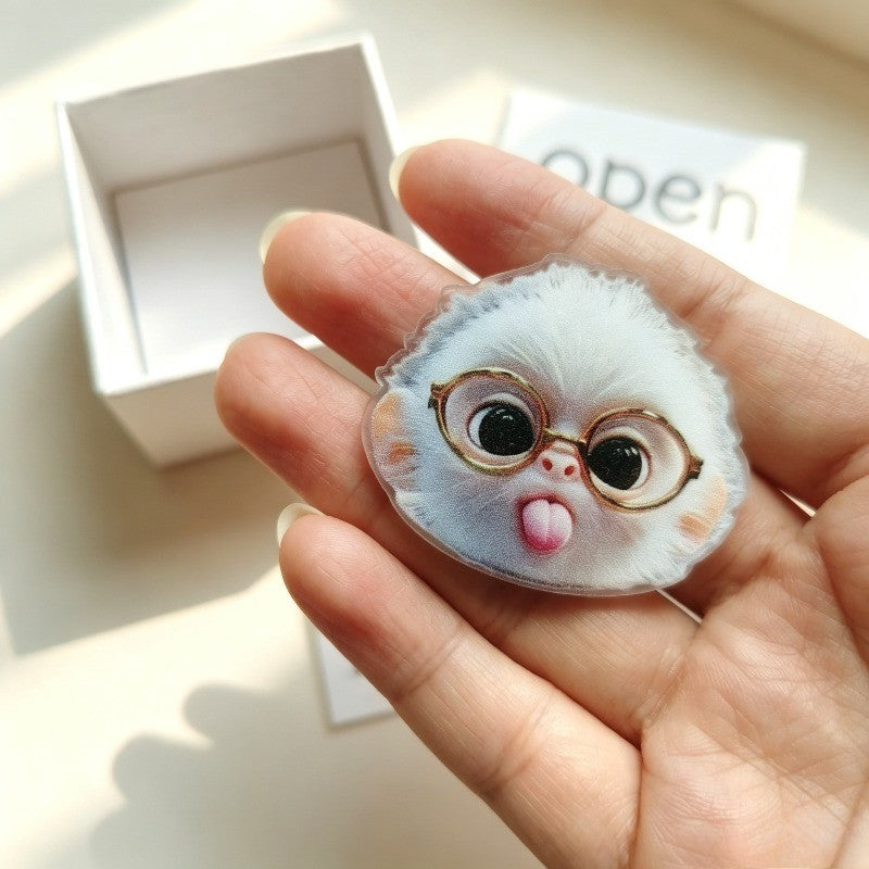 Pocket Hug Acrylic Pin