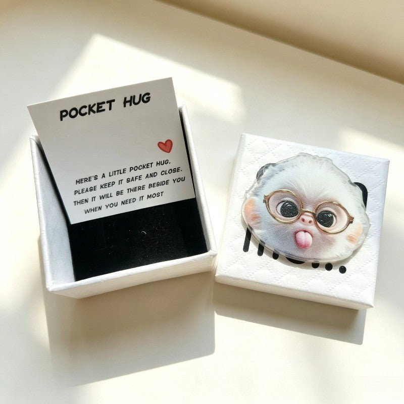 Pocket Hug Acrylic Pin