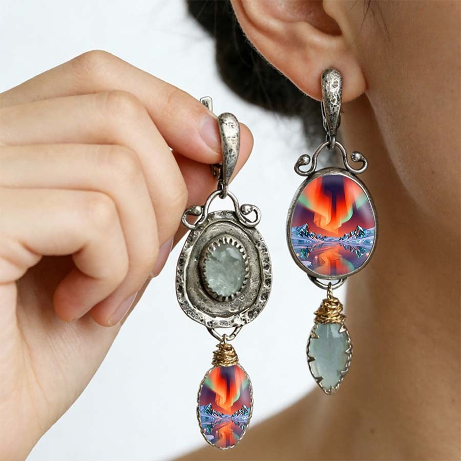 Aurora Landscape Drop Earrings