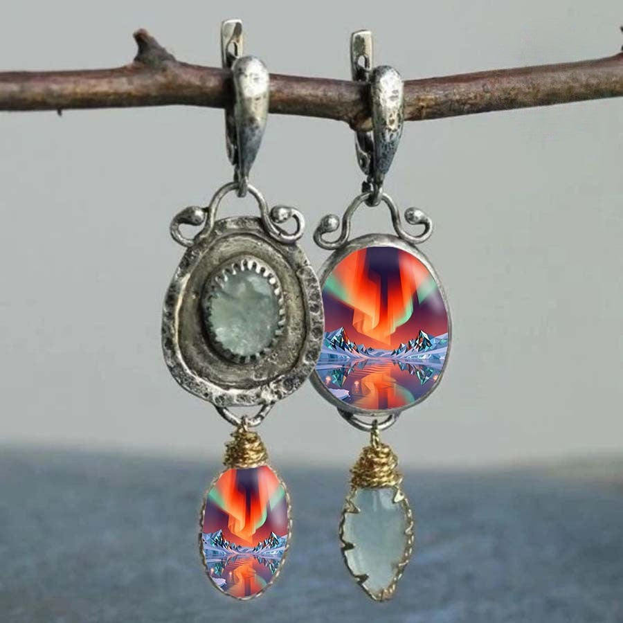 Aurora Landscape Drop Earrings