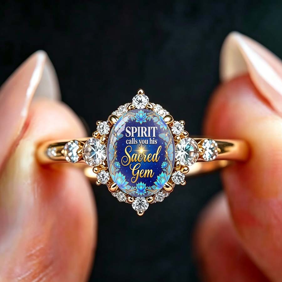 Sacred Gem Oval Ring