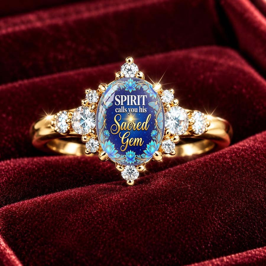 Sacred Gem Oval Ring