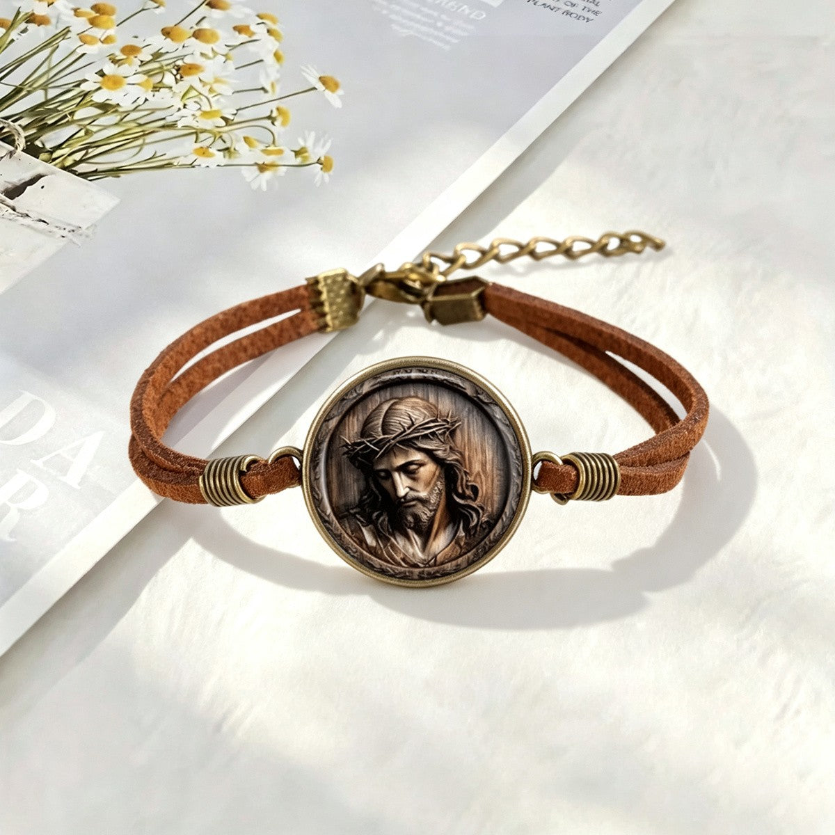 Crown of Thorns Portrait Bracelet