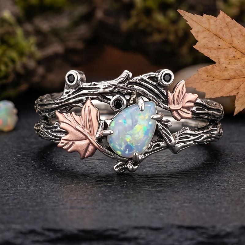 Maple Leaf Branch Ring