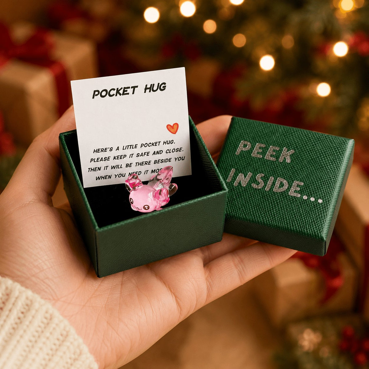 Pocket Hug Axolotl Gift Set