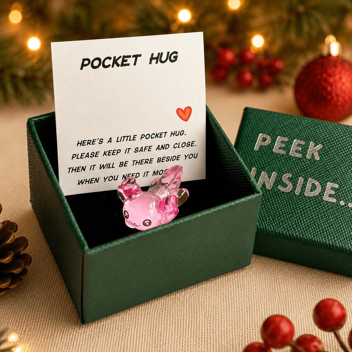Pocket Hug Axolotl Gift Set