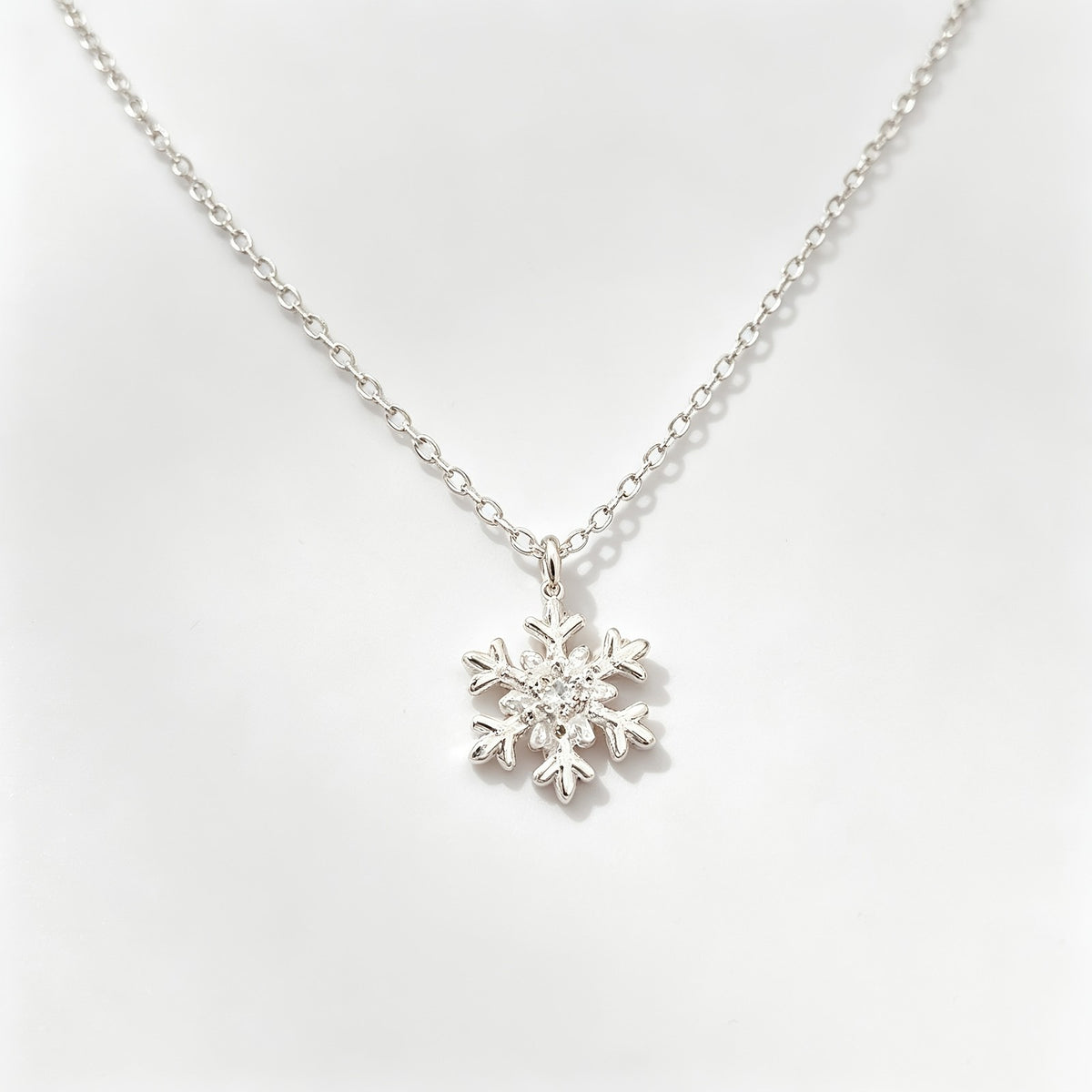 Crystal Snowflake Necklace
