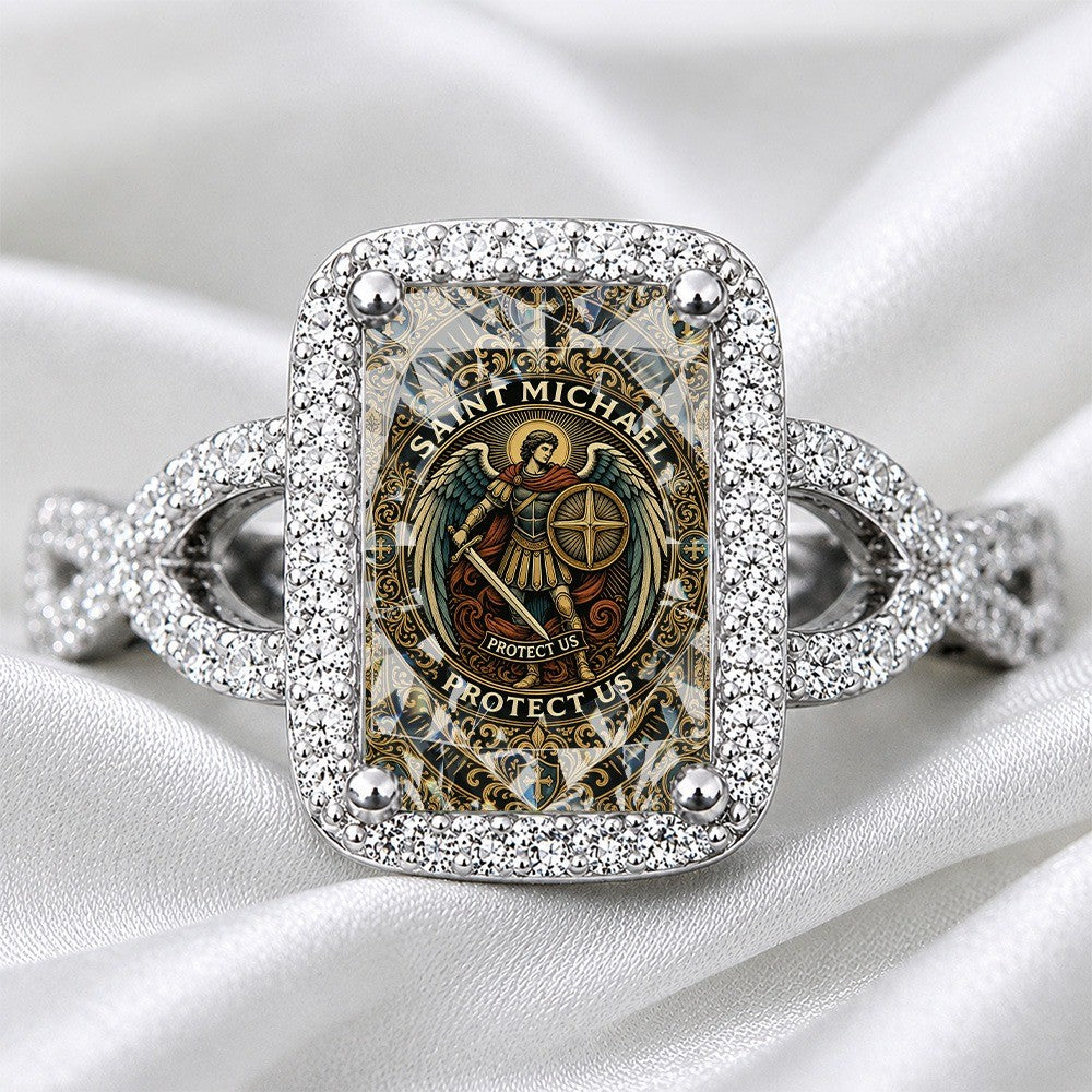 Saint Michael Square Ring