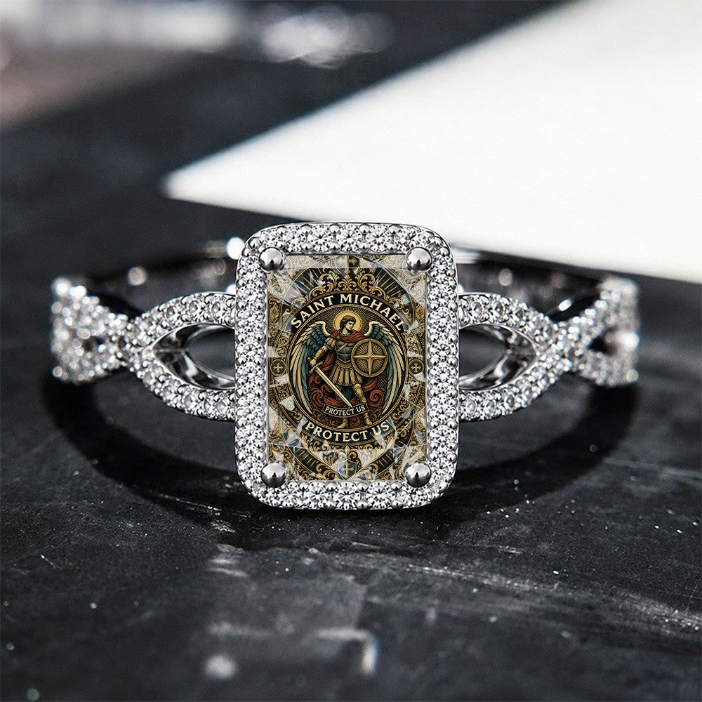 Saint Michael Square Ring