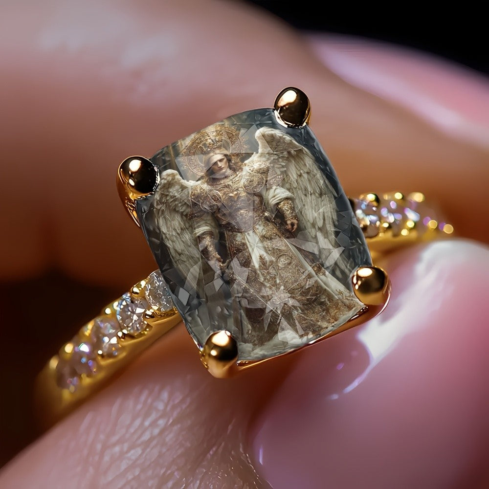 Winged Angel Square Ring