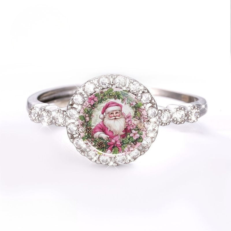 Santa Claus Floral Ring
