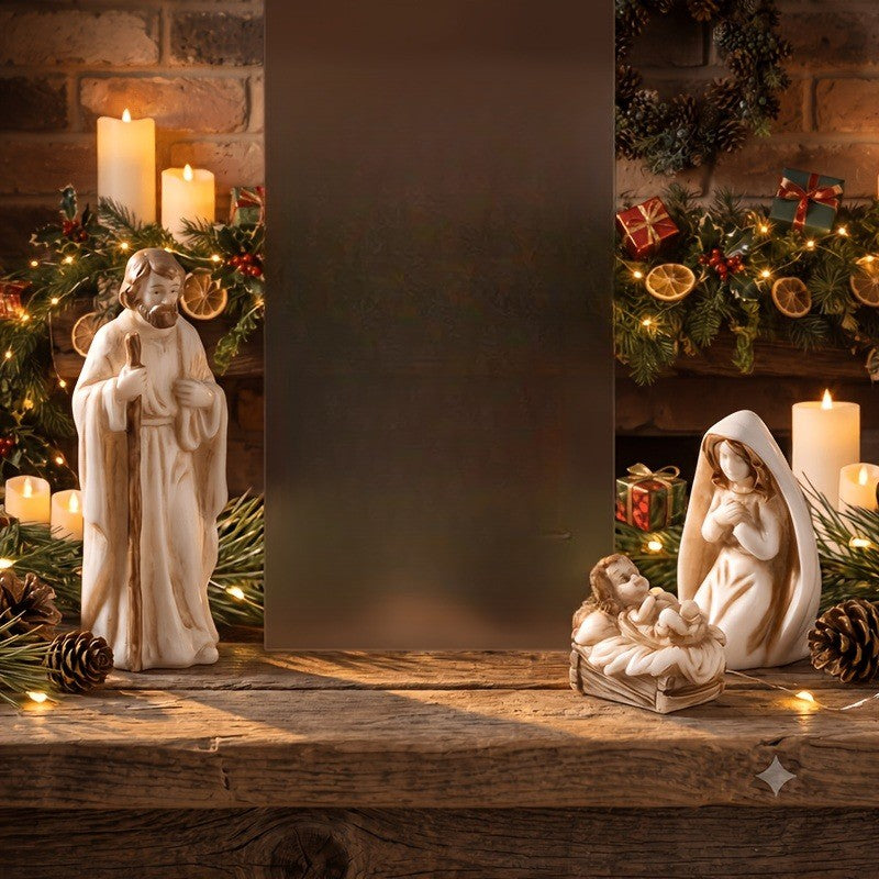 Miniature Nativity Scene Set