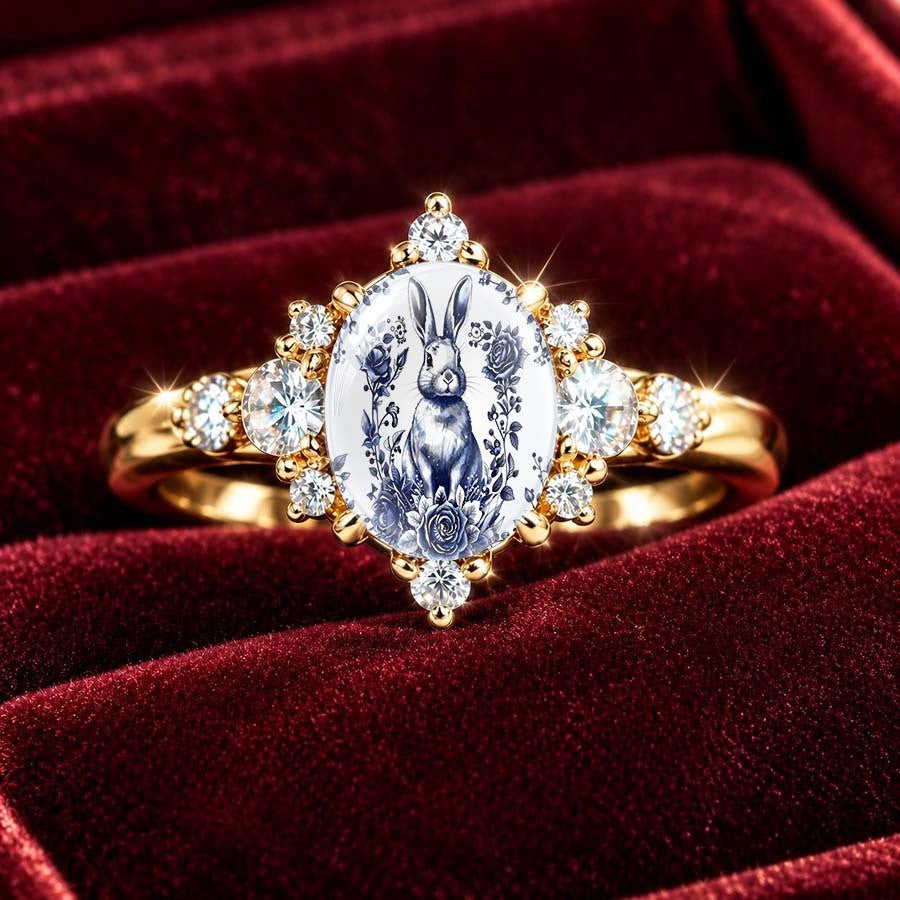 Rabbit Oval Ring