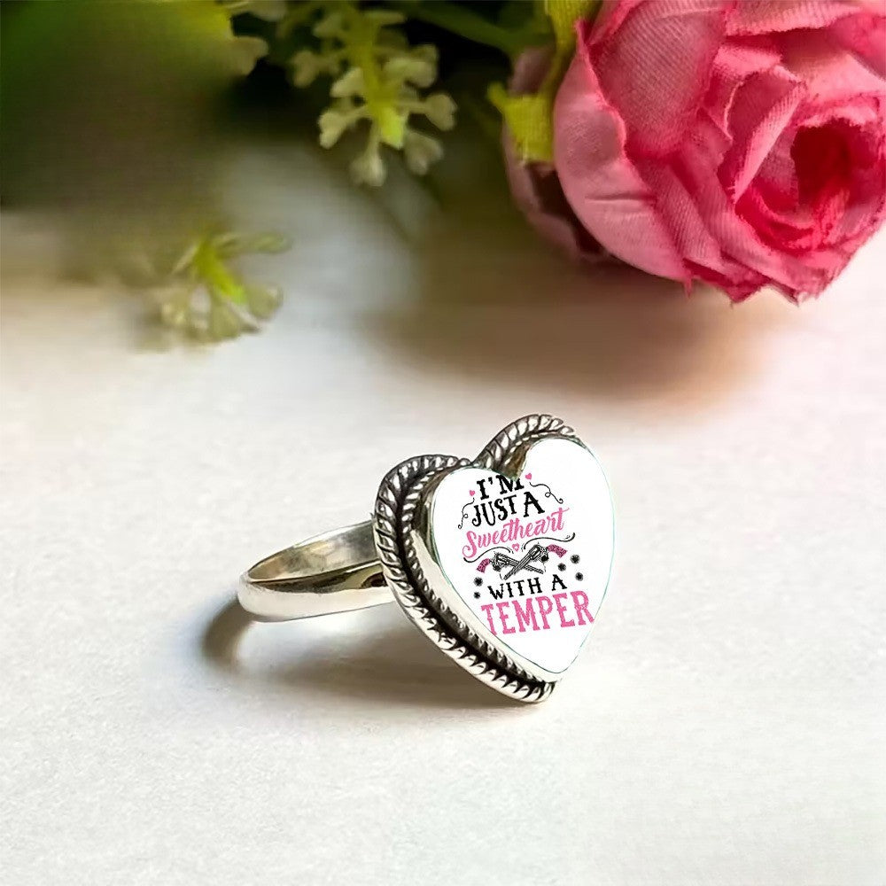 Sweetheart Temper Heart Ring