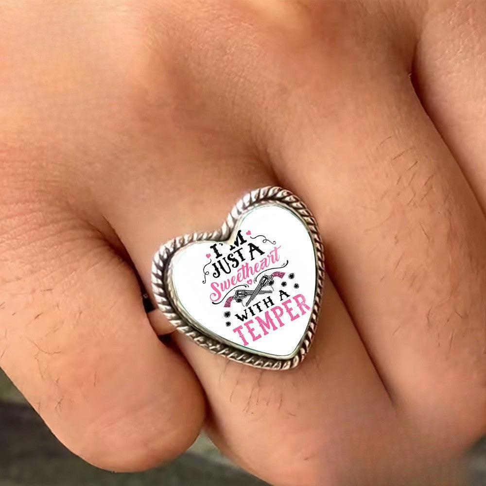 Sweetheart Temper Heart Ring