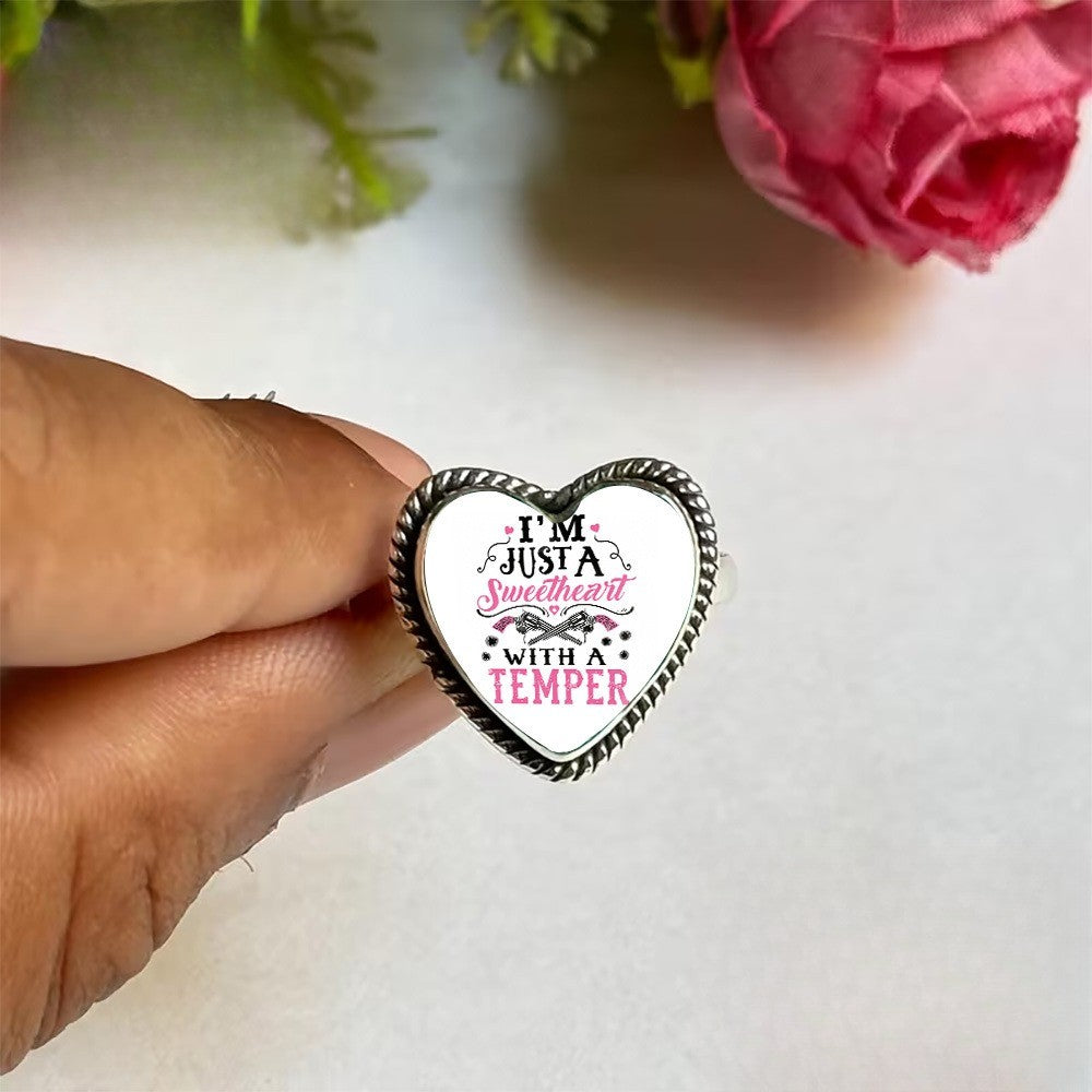 Sweetheart Temper Heart Ring