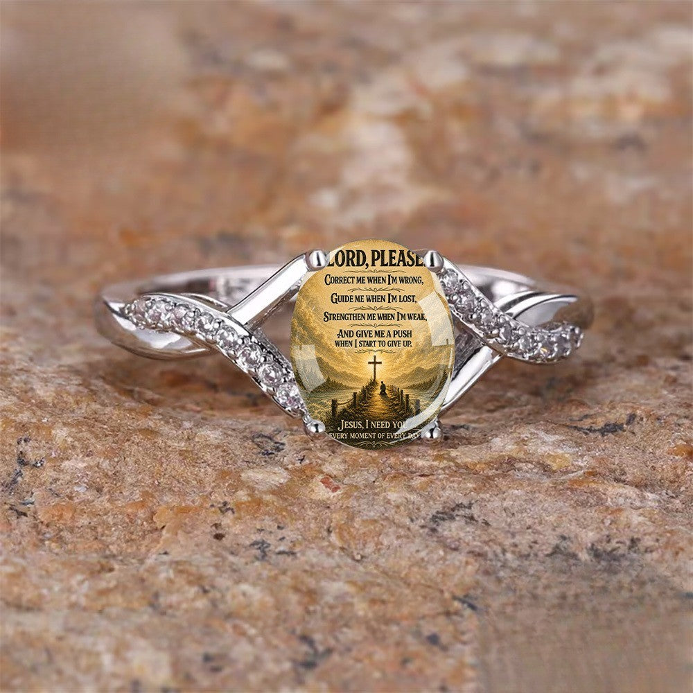 Twisted Band Prayer Ring