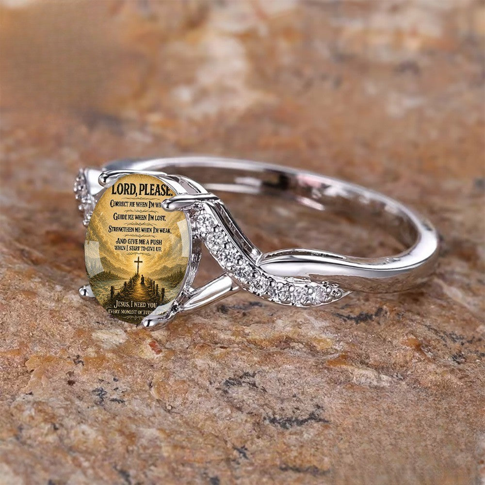 Twisted Band Prayer Ring