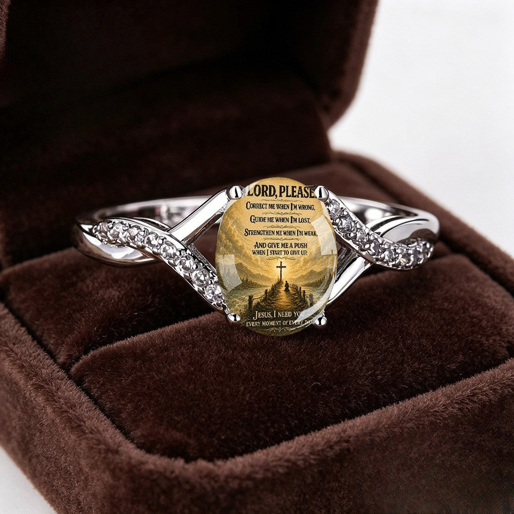 Twisted Band Prayer Ring