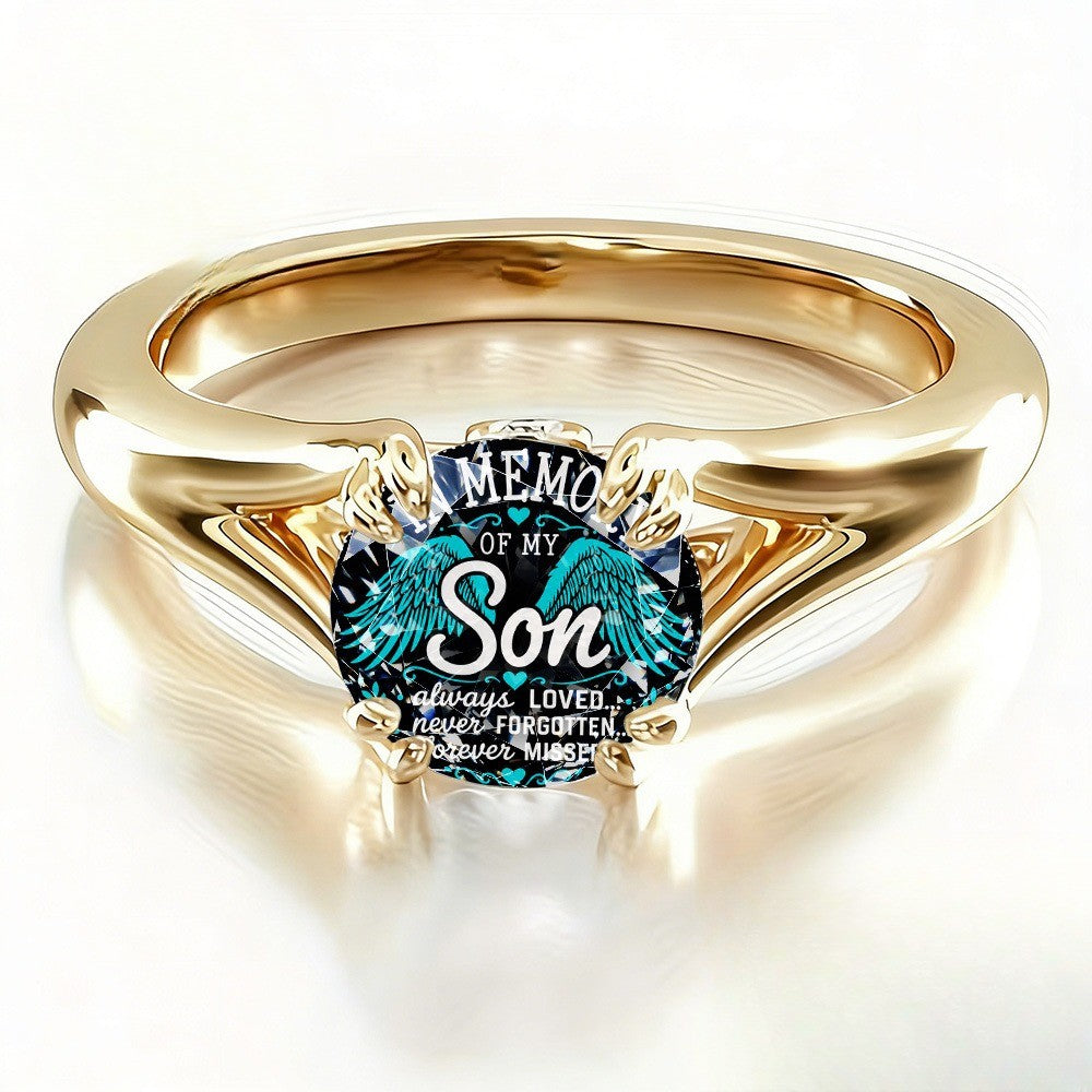 Memoir Son Angel Wing Ring
