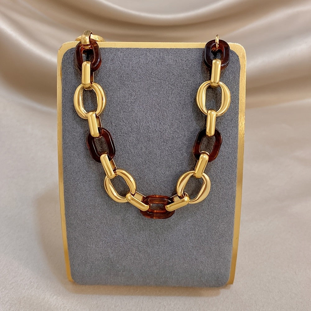 Tortoise Shell Link Bracelet