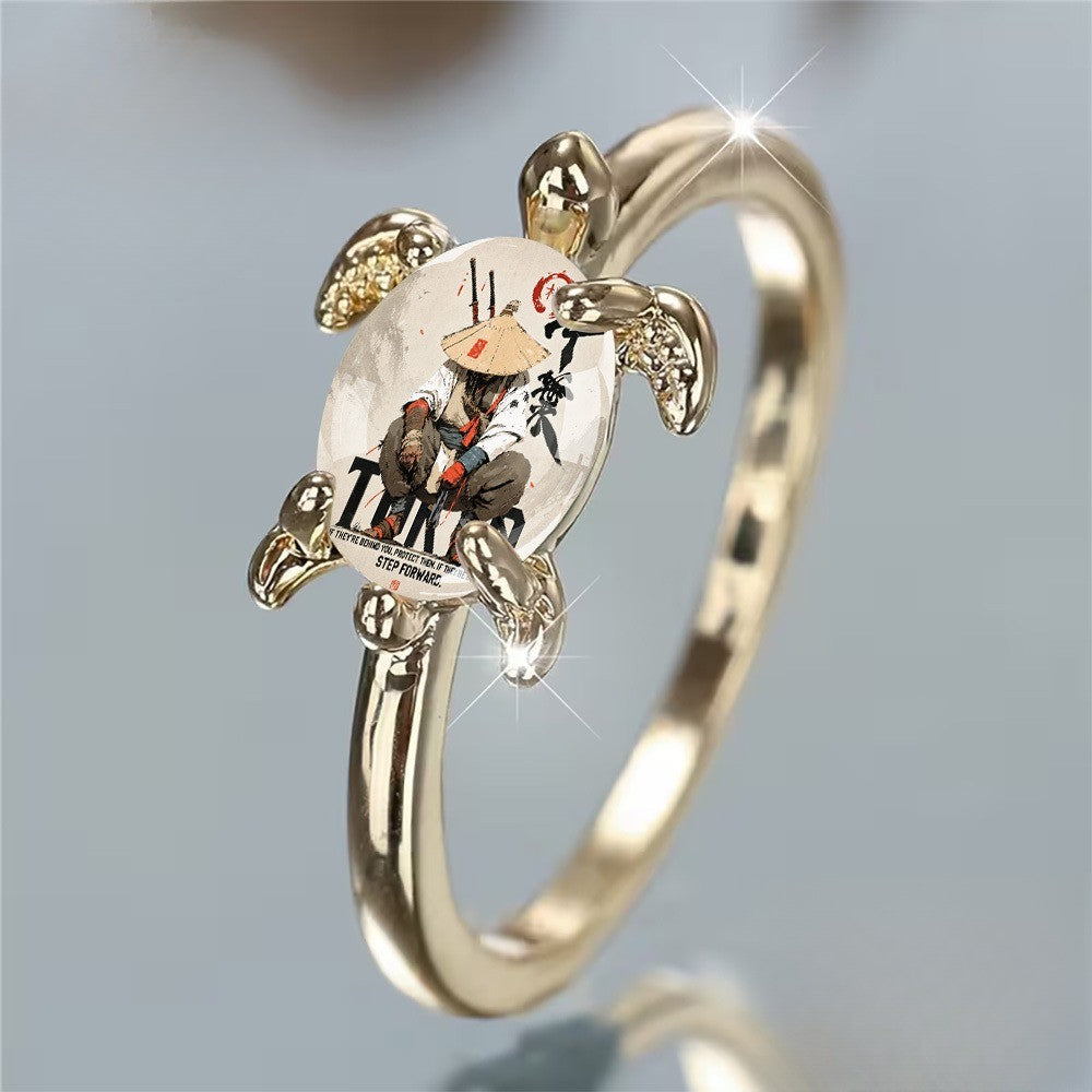 Turtle Warrior Ring