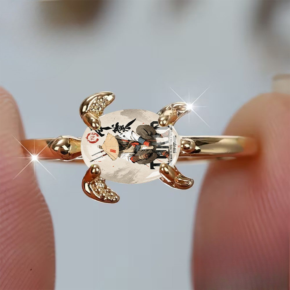 Turtle Warrior Ring