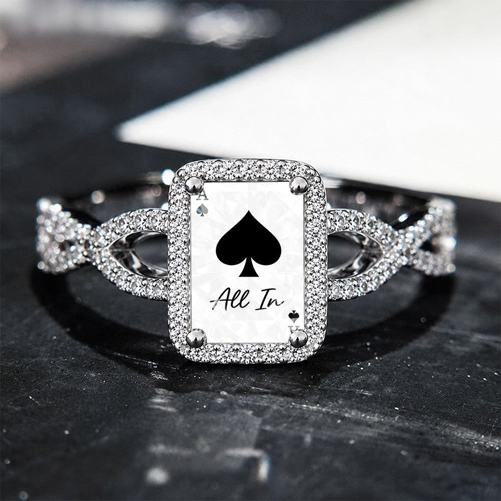 Spade Statement Ring