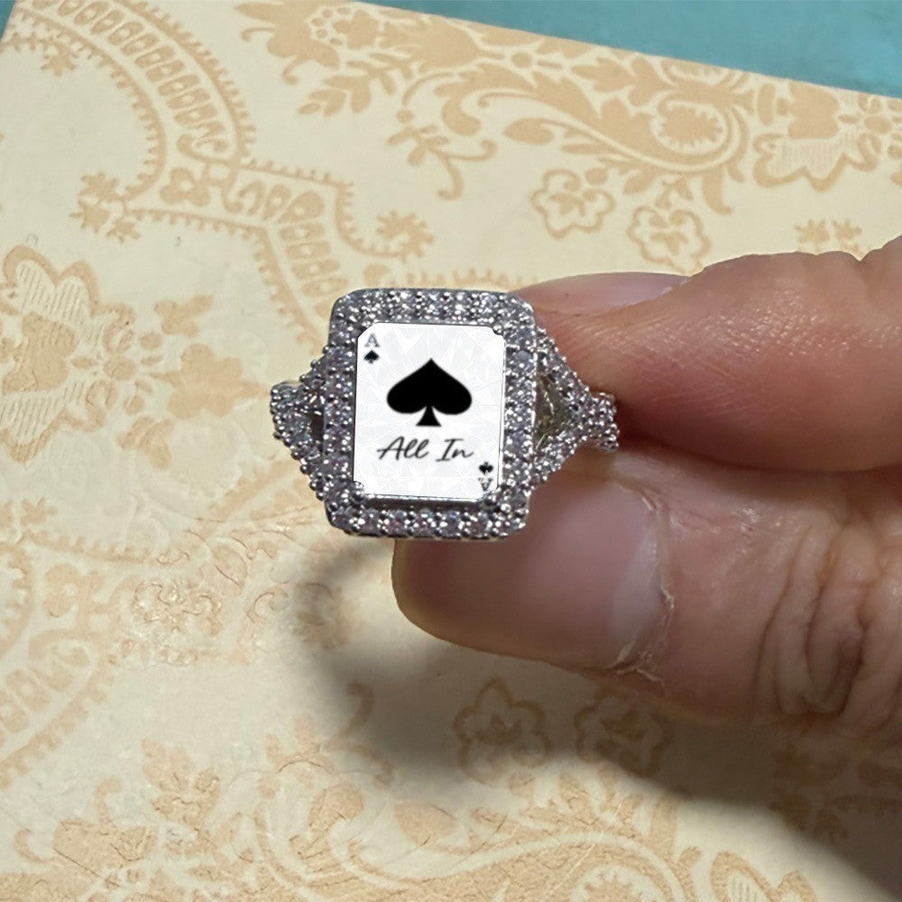 Spade Statement Ring