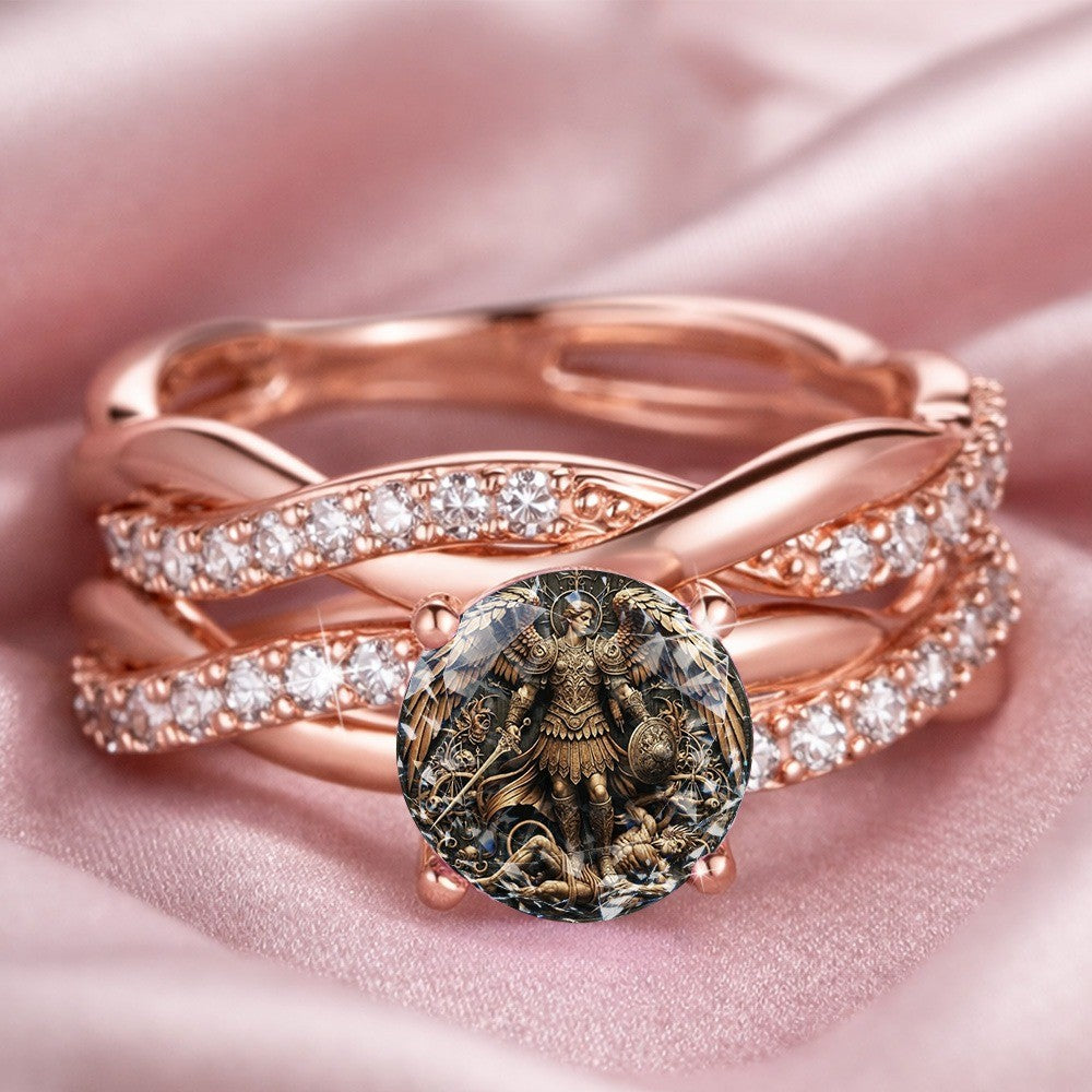 Warrior Angel Statement Ring