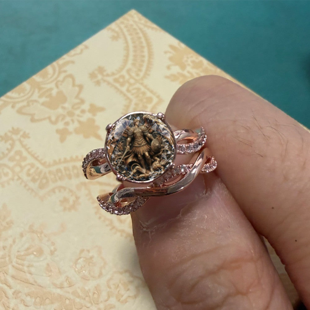 Warrior Angel Statement Ring