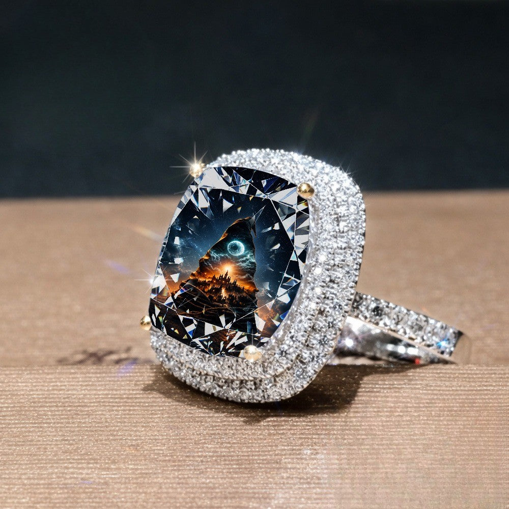 Moonlit Castle Statement Ring