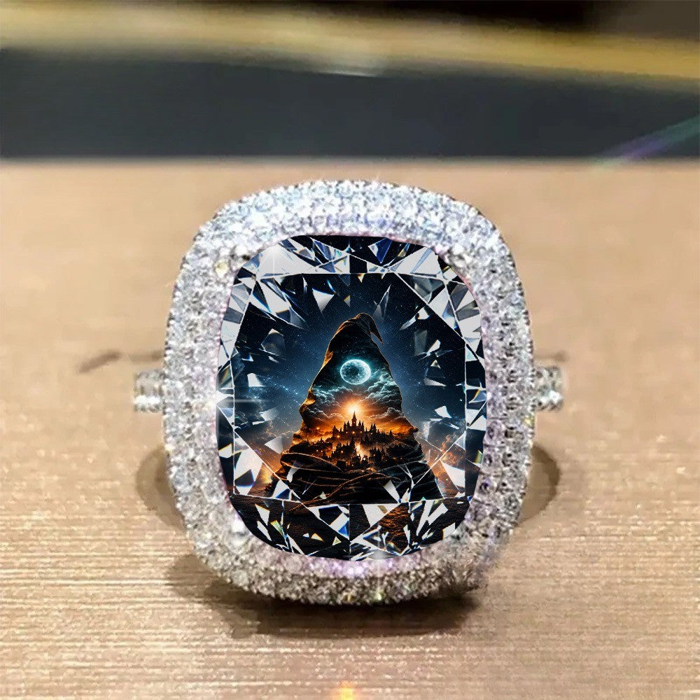 Moonlit Castle Statement Ring