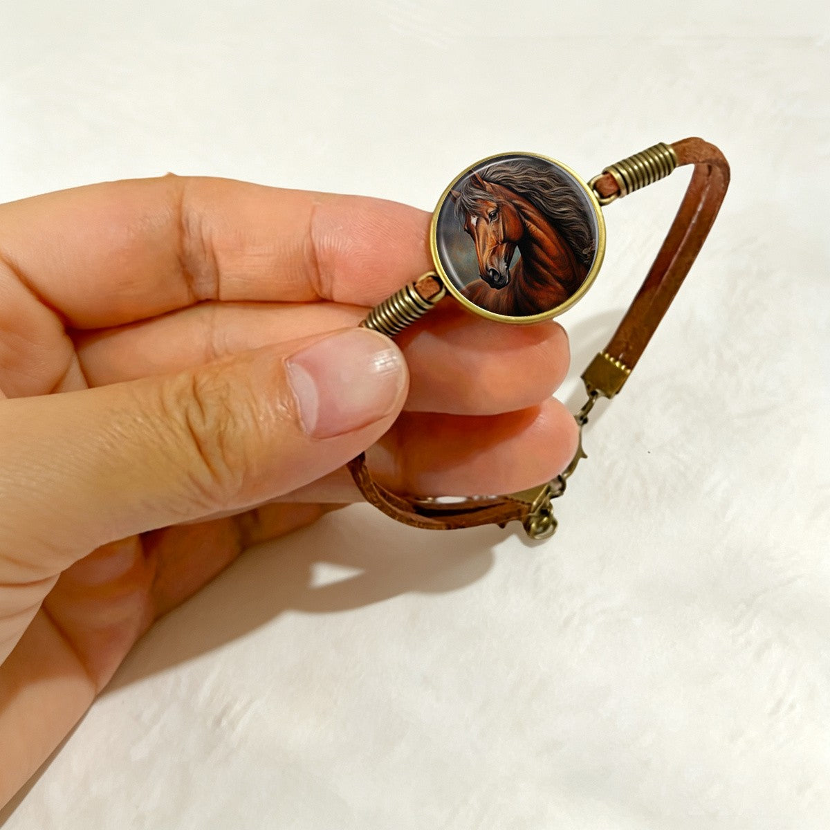 Brown Horse Portrait Bracelet