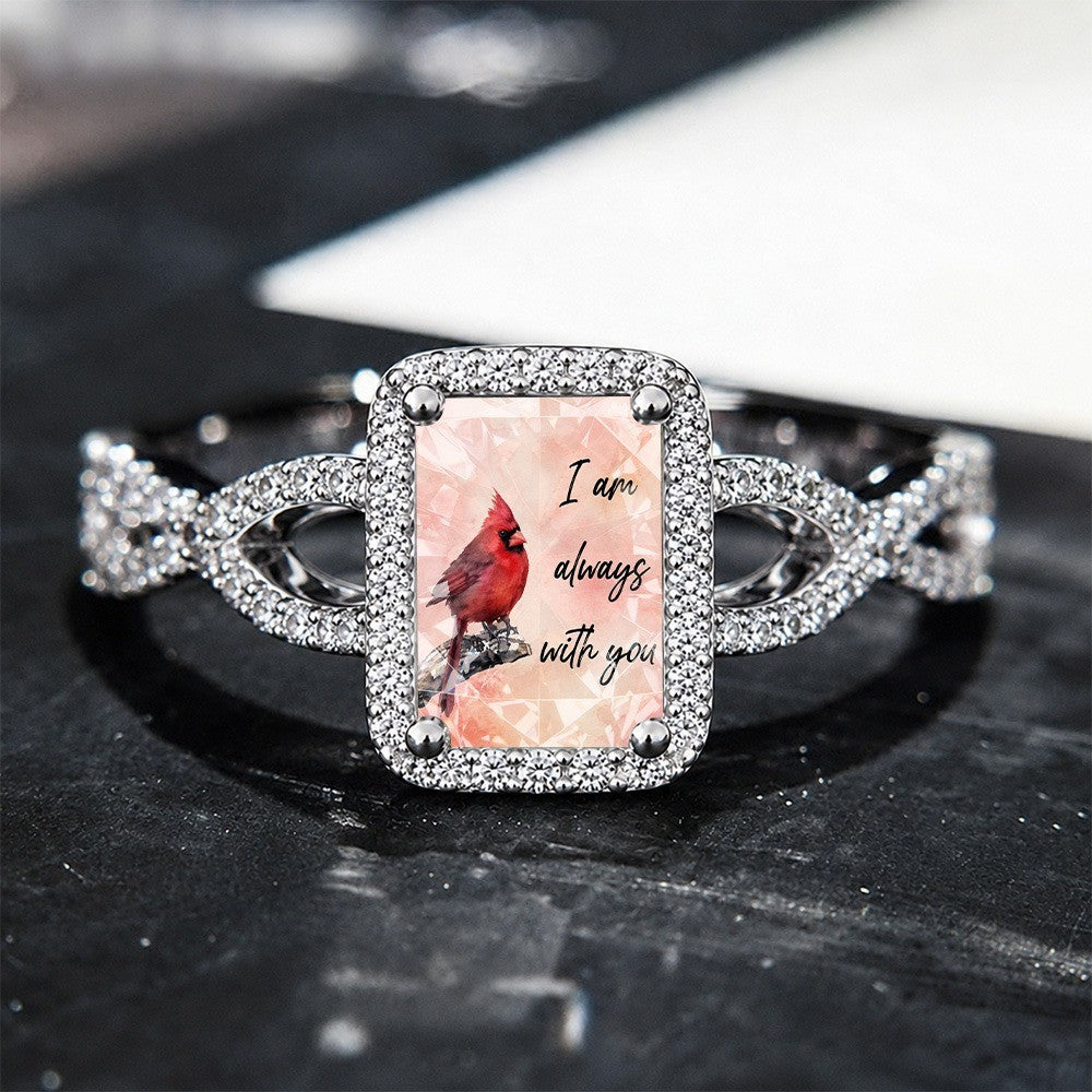 Red Bird Square Ring