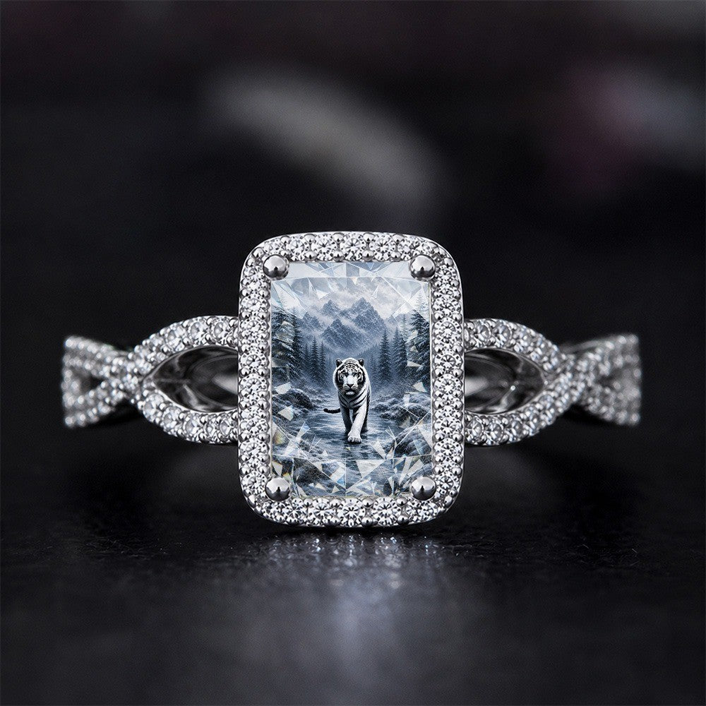 White Tiger Square Ring