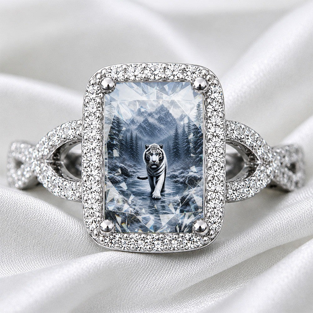 White Tiger Square Ring